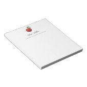 Apple for Teacher Personalized Notitieblok (Schuin)