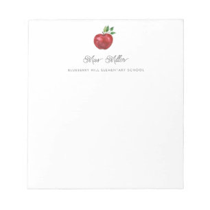 Apple for Teacher Personalized Notitieblok