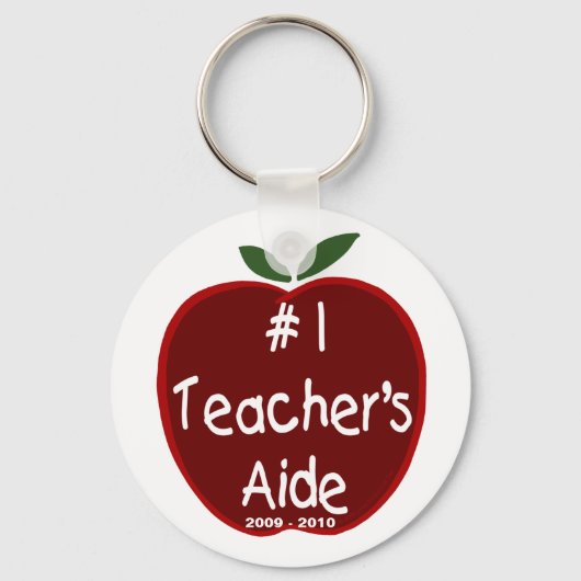 Apple For Teacher's Aide Sleutelhanger (Voorkant)