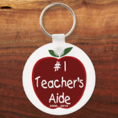 Apple For Teacher's Aide Sleutelhanger (Voorkant)