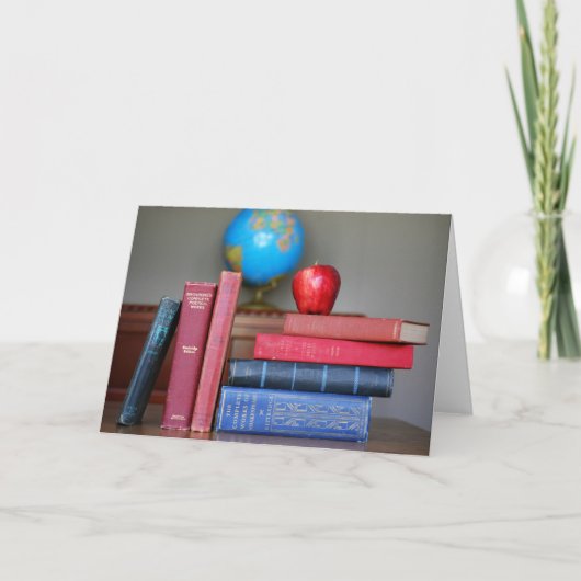 Apple for the Teacher Card Bedankkaart (Voorkant)