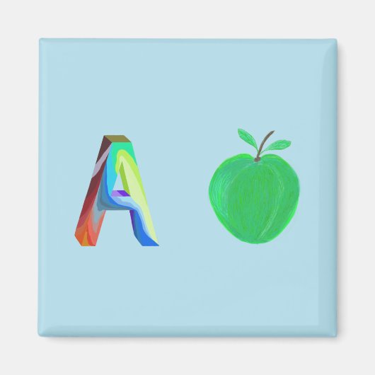 Apple Fridge Magnet Magneet (Voorkant)