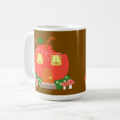 Apple Fruit Frog House Koffiemok (Voorkant links)