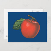 Apple  fruit illustratie briefkaart (Voorkant / Achterkant)
