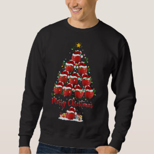 Apple Fruit Lover Xmas overeenkomend met Santa App Trui