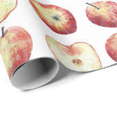 Apple Fruit Waterverf Cadeaupapier (Rol Hoek)