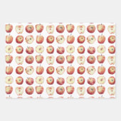 Apple Fruit Waterverf Inpakpapier Vel (Voorkant 2)