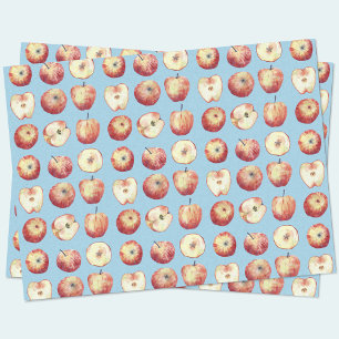 Apple Fruit Waterverf Tissuepapier