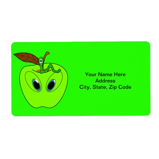 Apple Fruit Worm Labels (Voorkant)