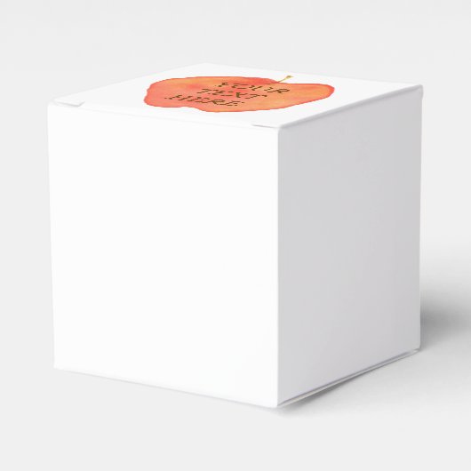 Apple gepersonaliseerd bedankdoosjes (Voorkant Zijde)