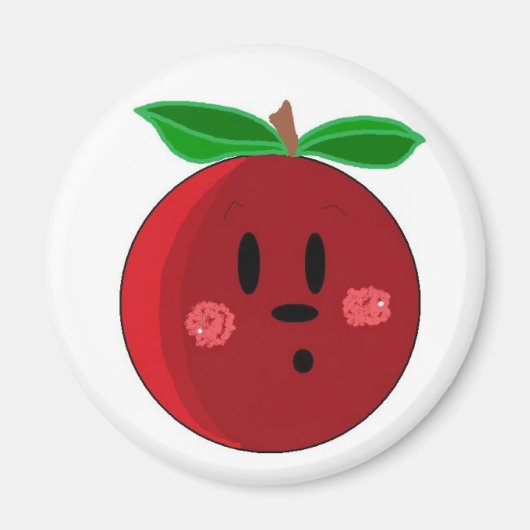 Apple Gezicht Magneet (Voorkant)