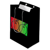 Apple Gift Bag Medium Cadeauzakje (Achterkant Gekanteld)