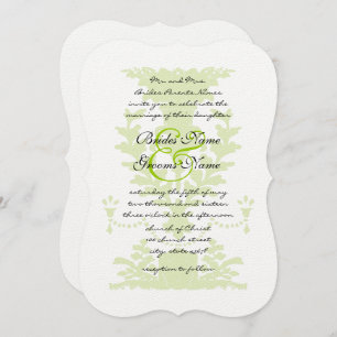 Apple Green Antique Urn Faire-part de mariage