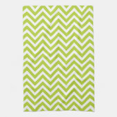Apple Green Chevron Theedoek (Verticaal)