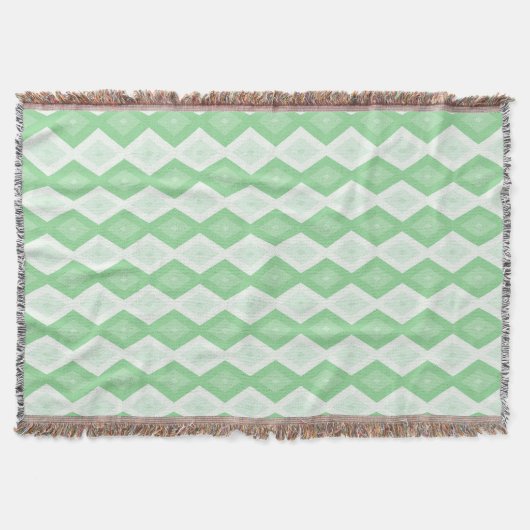 Apple green diamond pattern deken (Voorkant)