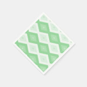 Apple green diamond pattern servet (Hoek)
