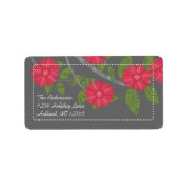 Apple Green Fuchsia Charcoal Return Label (Voorkant)