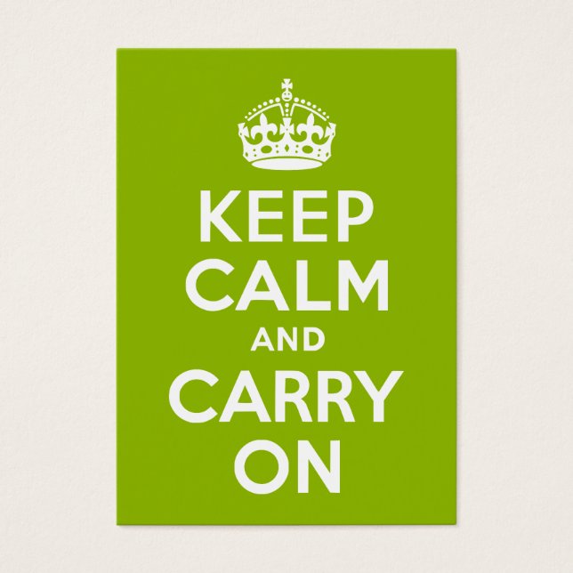 Apple Green Gardez le calme et continuez (Devant)