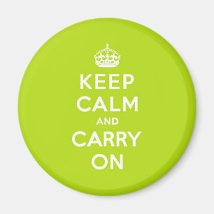 Apple Green Keep Calm en Draag door Magneet