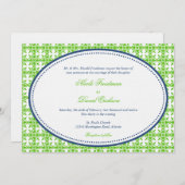 Apple green marvy oval beaded preppy custom bruilo kaart (Voorkant / Achterkant)