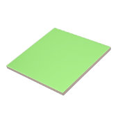 Apple Green Solid Color Tile Tegeltje (Zijkant)
