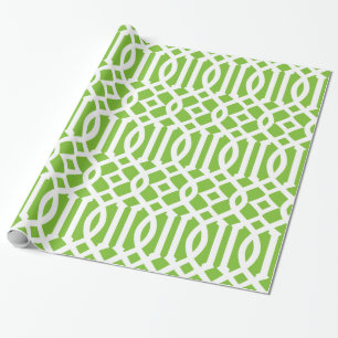 Apple Green Trellis Gift Wrap Cadeaupapier