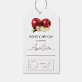 Apple Hang Label Cadeaulabel (Voorkant)