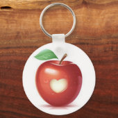 Apple hart sleutelhanger (Voorkant)
