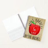 Apple Harvest  Sign Notitieboek (Binnen)