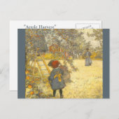 Apple Harvest van Carl Larsson Briefkaart (Voorkant / Achterkant)