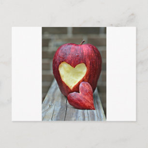 Apple Heart Briefkaart