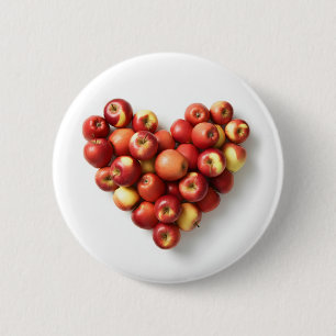 Apple Heart Ronde Button 5,7 Cm