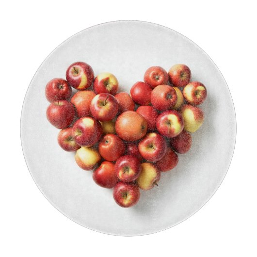 Apple Heart Snijplank (Voorkant)