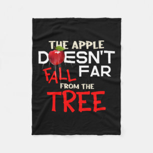 Apple Herfst niet ver van de boomappelpluk Fleece Deken