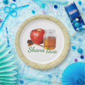 Apple Honey Brocade Rosh Hashanah Paper Bord (Feest)