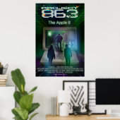 Apple II // Project 863 Origineel Poster (Thuiskantoor)