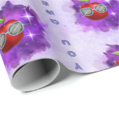 Apple in dankbaar Galaxy-inpakpapier Cadeaupapier (Rol Hoek)