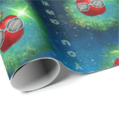 Apple in dankbaar Galaxy-inpakpapier Cadeaupapier (Rol Hoek)