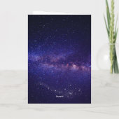 Apple in een dankbare Galaxy-bedankkaart Bedankkaart (Achterkant)