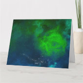 Apple in een dankbare Galaxy-bedankkaart Bedankkaart (Achterkant)