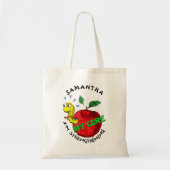 Apple invader aangepast tote bag (Voorkant)