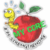 Apple invader sticker (Voorkant)