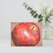 Apple Invitation Uitnodiging Briefkaart (Staand voorkant)
