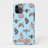 Apple iPhone 11Pro Coque Nature Bébé bleu (Dos)