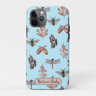 Apple iPhone 11Pro Hoesje Natuur Baby blauw