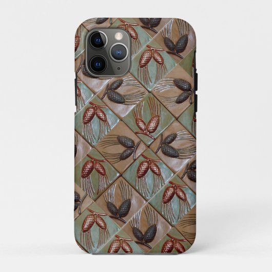 Apple iPhone 11Pro Hoesje pinecones afdrukken (Achterkant)