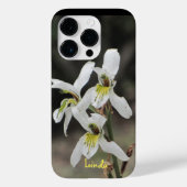 Apple iPhone 14 PRO Coque Orchidée blanche (Verso)