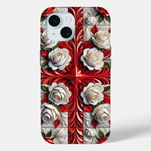 Apple iPhone 15 Case-Mate met Engelse kleuren Case (Achterkant)