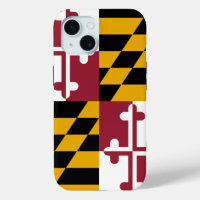 Apple iPhone 15 Case-Mate met vlag van Maryland