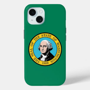 Apple iPhone 15 Case-Mate, vlag van de staat Washi
